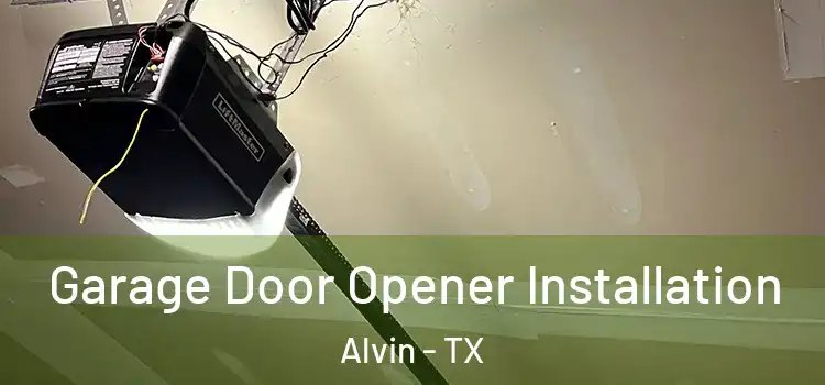  Garage Door Opener Installation Alvin - TX