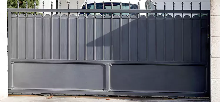 Metal Driveway Gate Installation Alvin